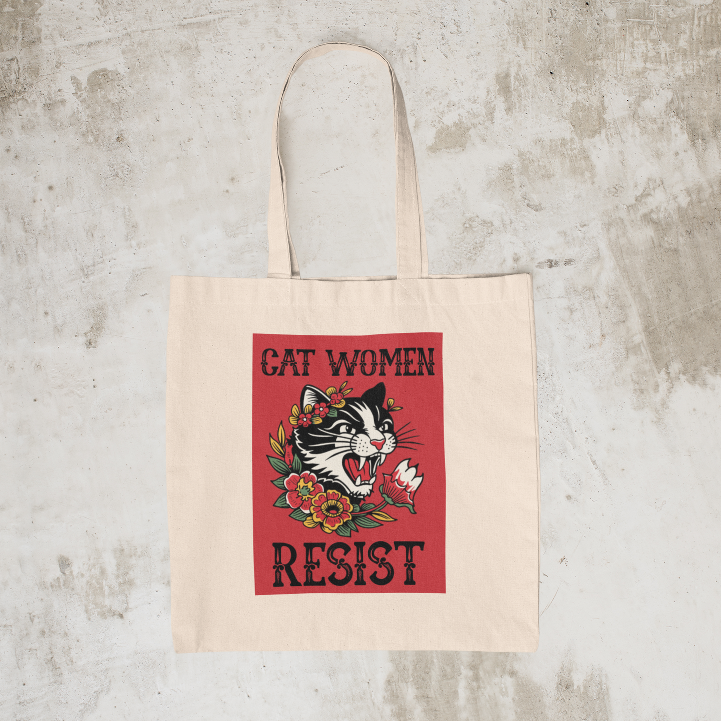Catwomen Resist Tote Bag