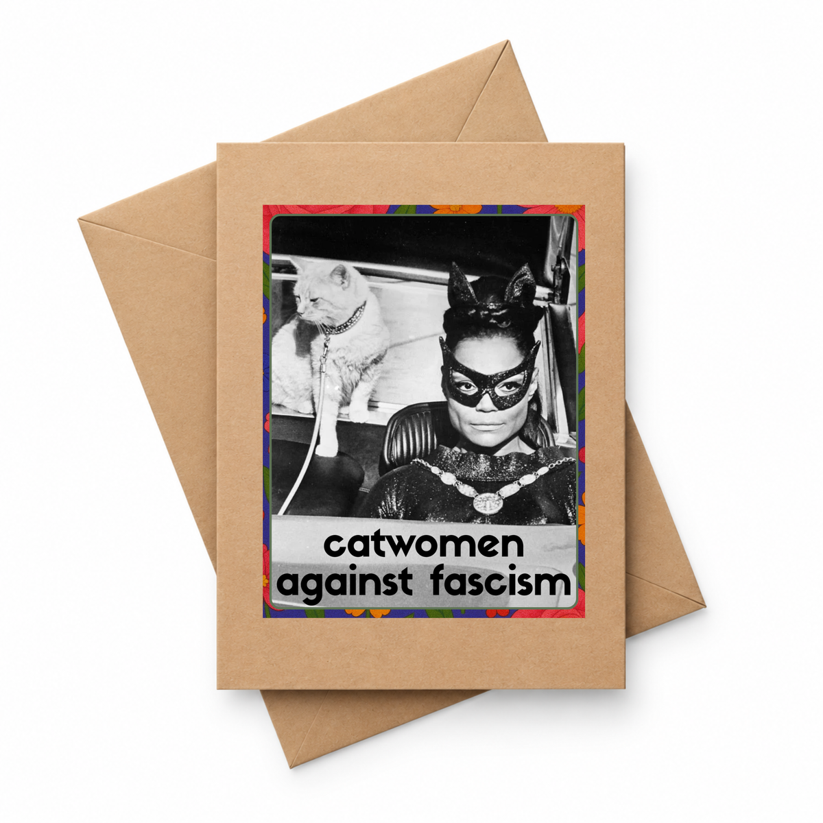 Eartha Kitt/Catwomen Against Fascism Magnet Card