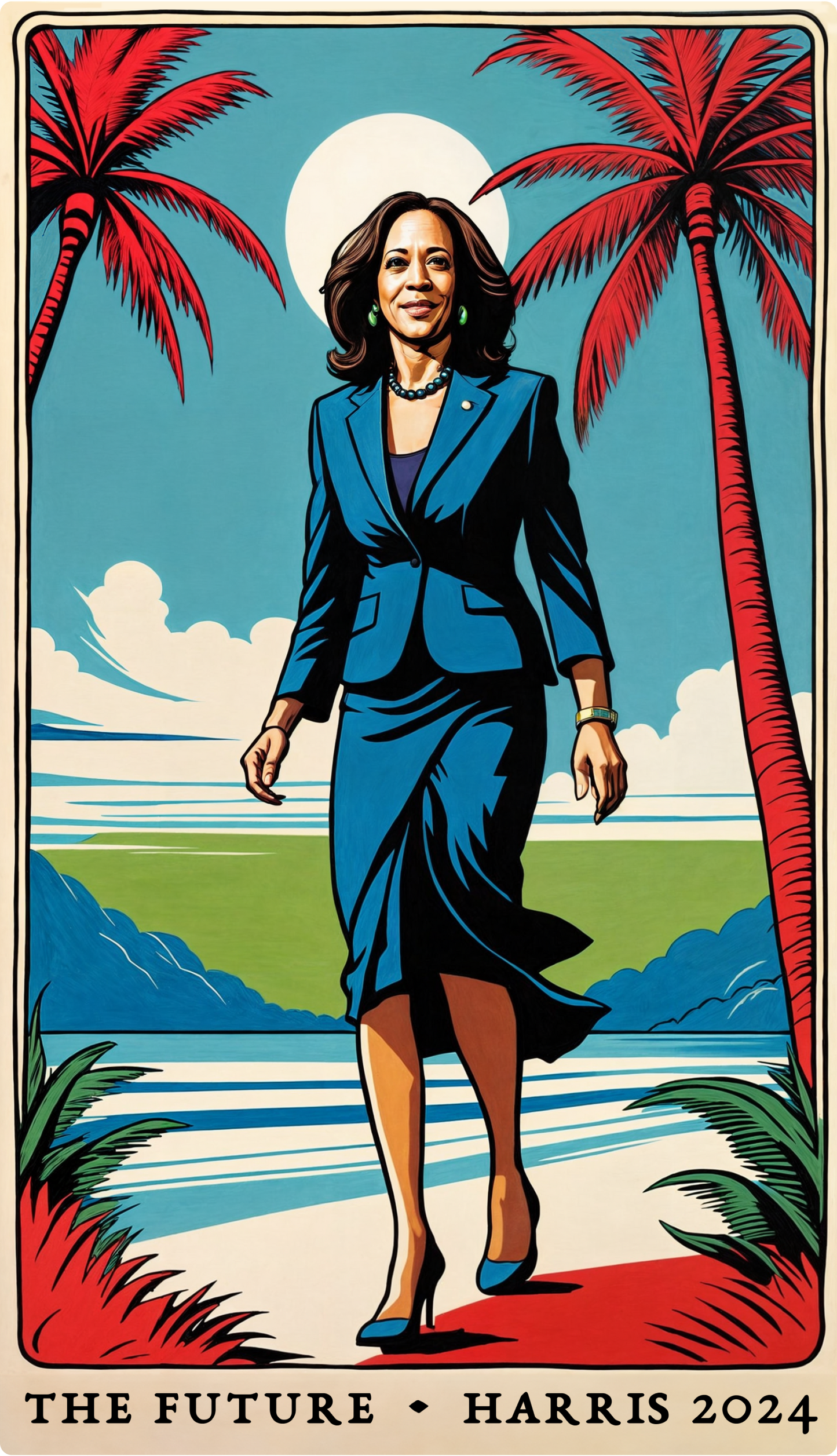 Kamala Tarot Card Tote Bag - The Future