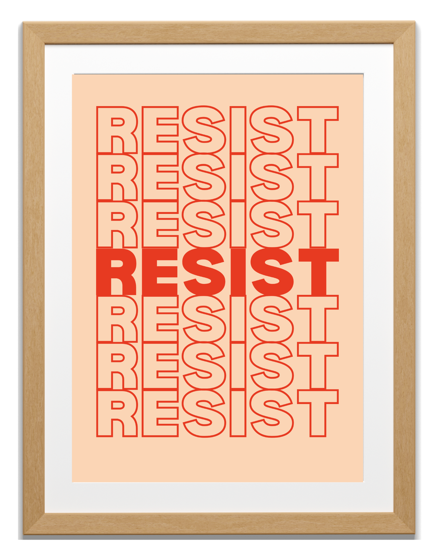 Resist Art Print Style No. 6