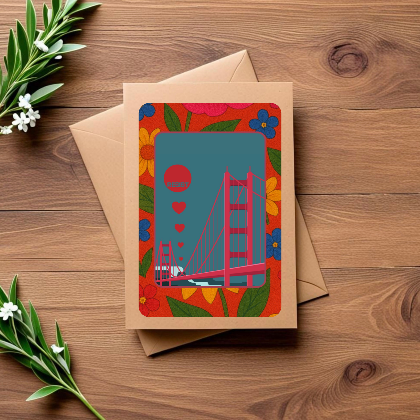 Golden Gate Bridge Resist Hearts