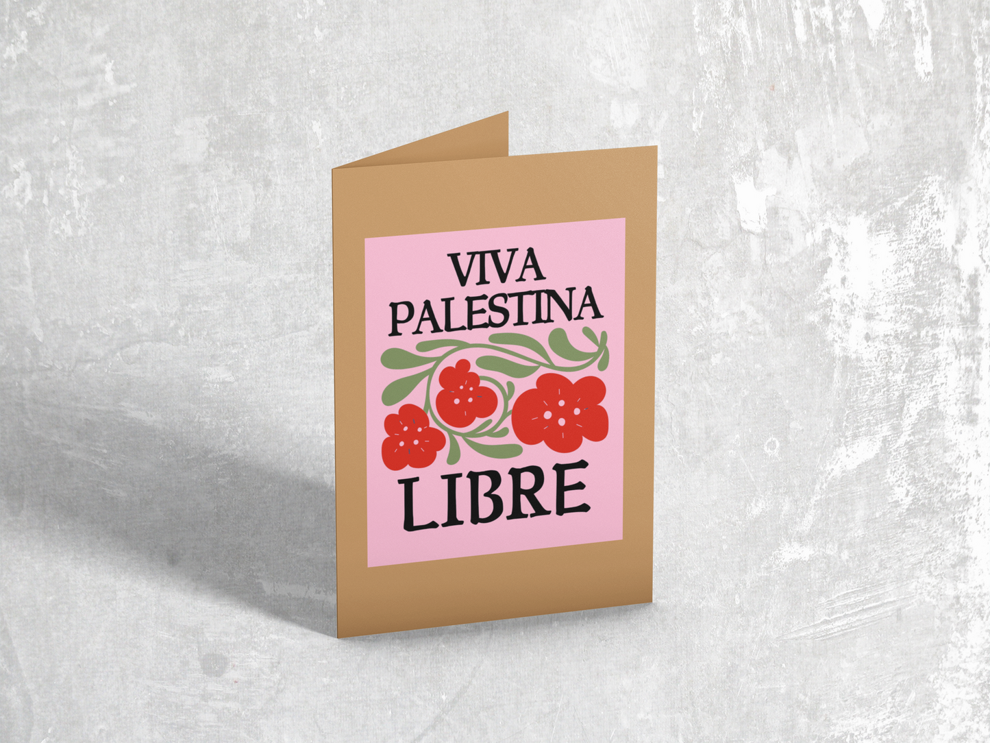 Viva Palestina Libre (style no. 3) pink