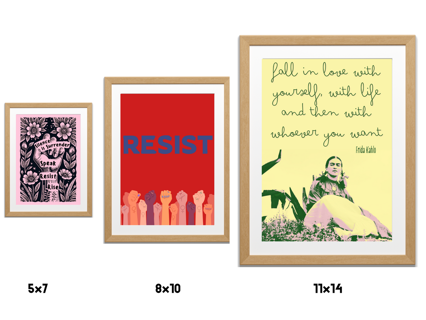 Resist Art Print Style No. 5