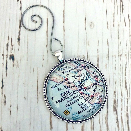San Francisco Christmas Ornament