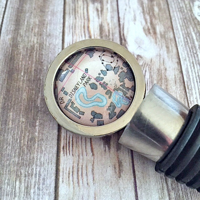 Map Wine Stoppers
