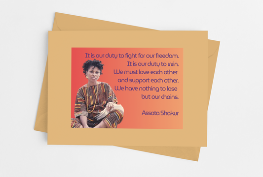 Assata Shakur Card