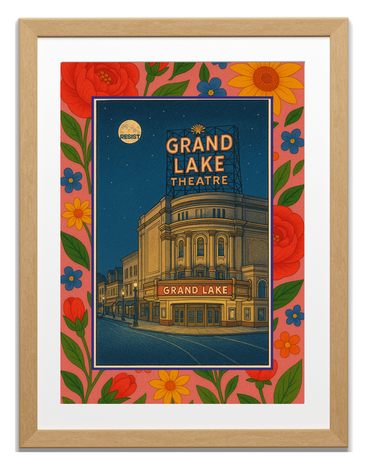 Grand Lake Theater Art Print