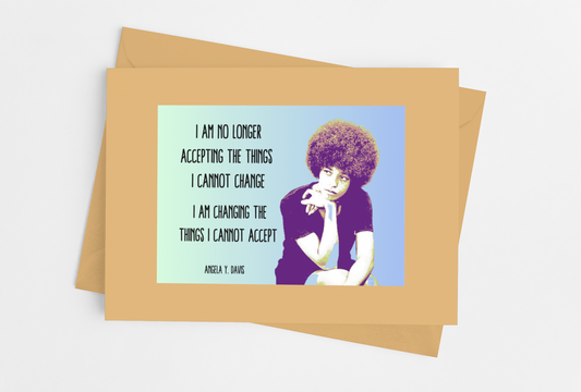 Angela Davis Card style No. 3