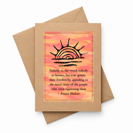 Assata Shakur Quote Magnet Card