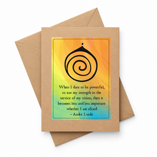 Audre Lorde Quote Magnet Card