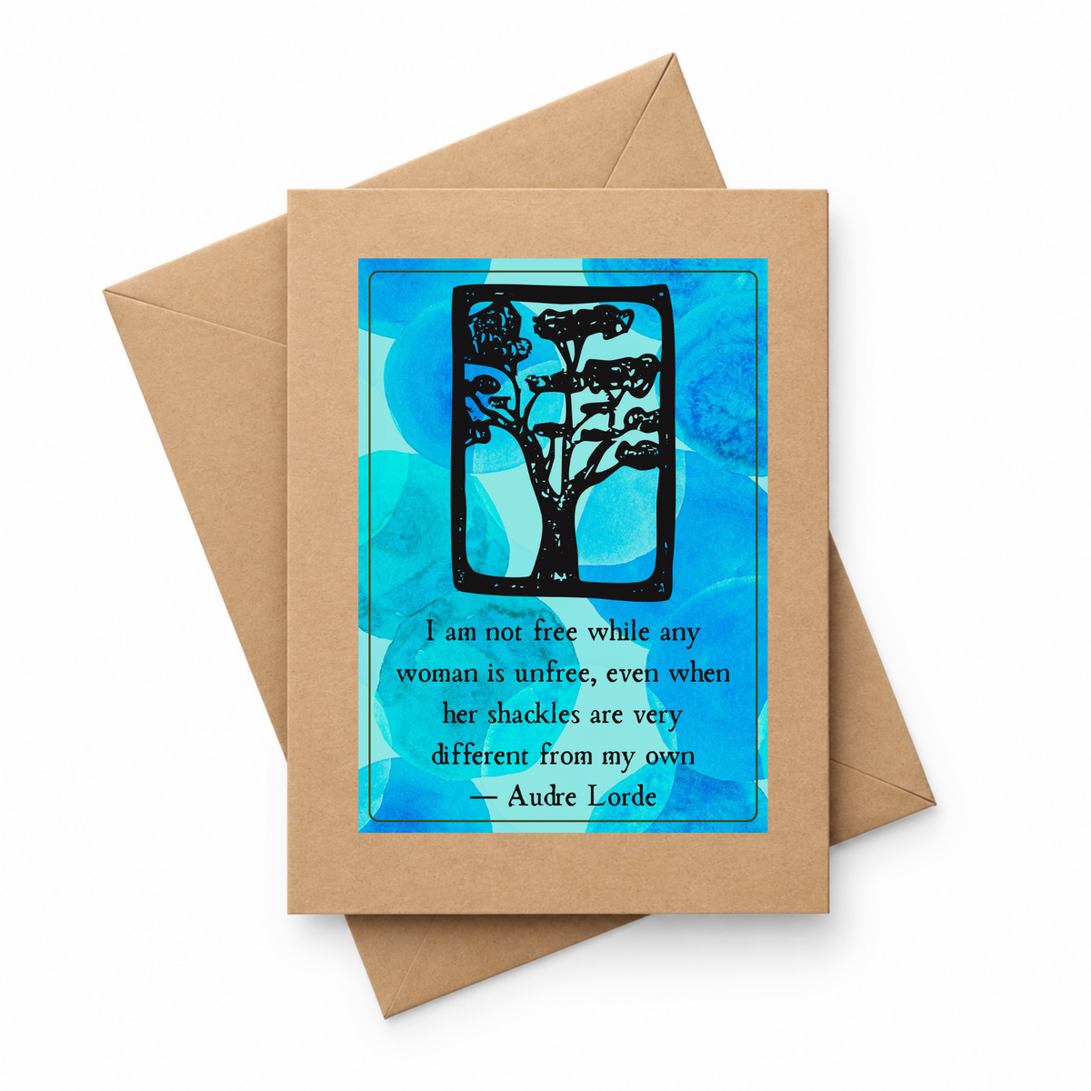 Audre Lorde Quote Magnet Card