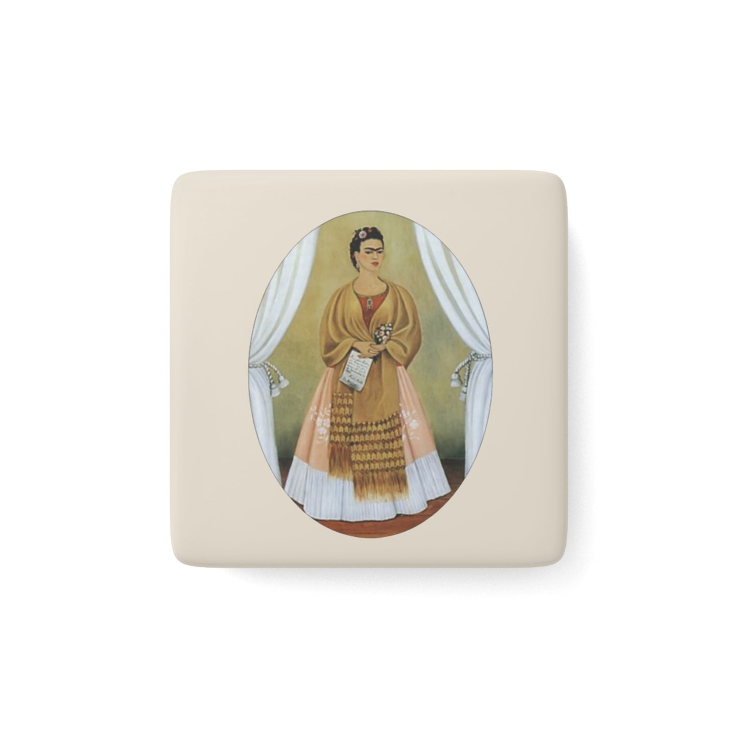 Frida Kahlo, Self Portrait Dedicated To Leon Trotsky Magnet