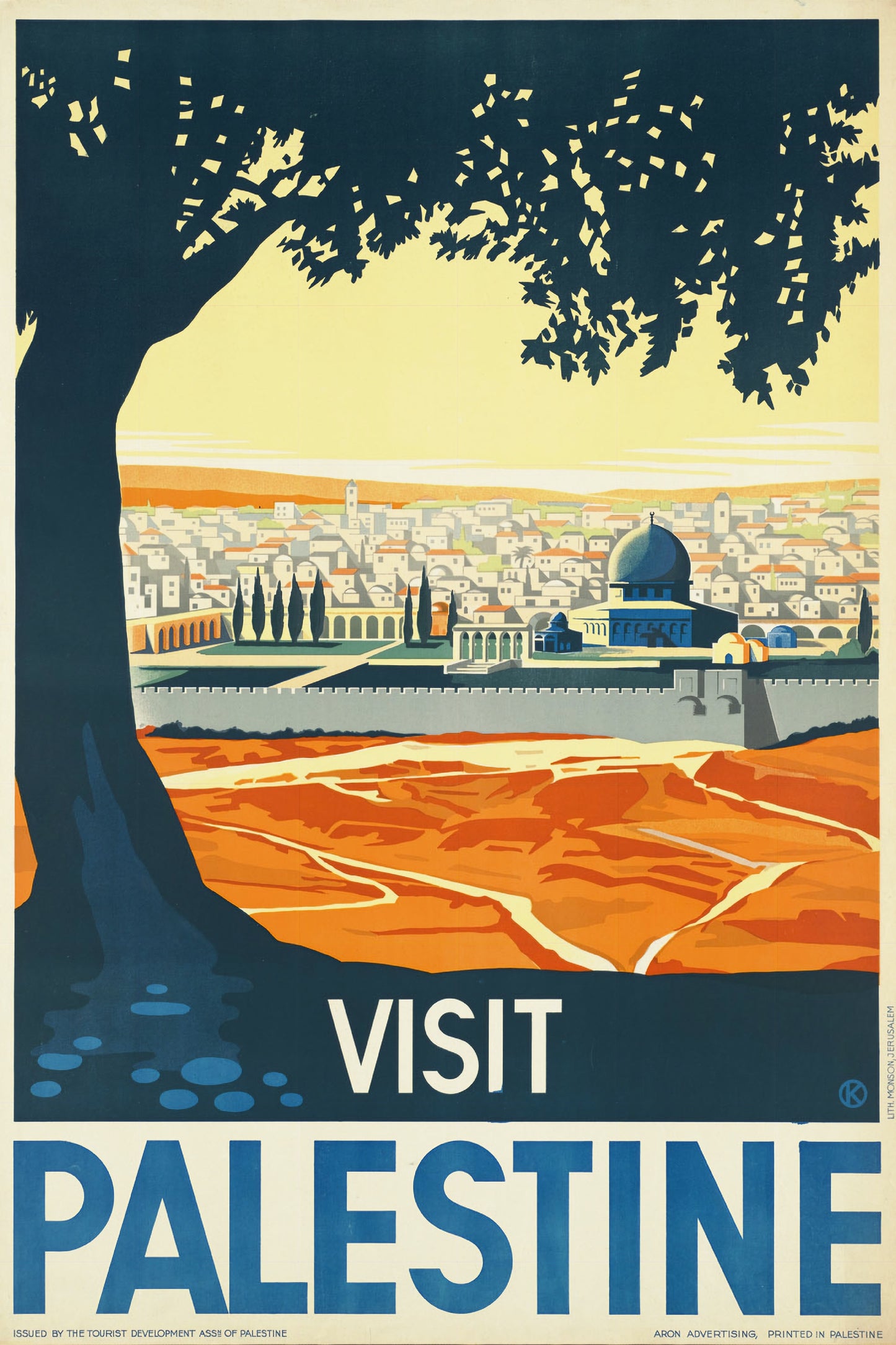 Travel Poster Hors d'oeuvres Napkins