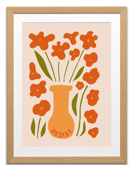 Resist Art Print Style No. 4