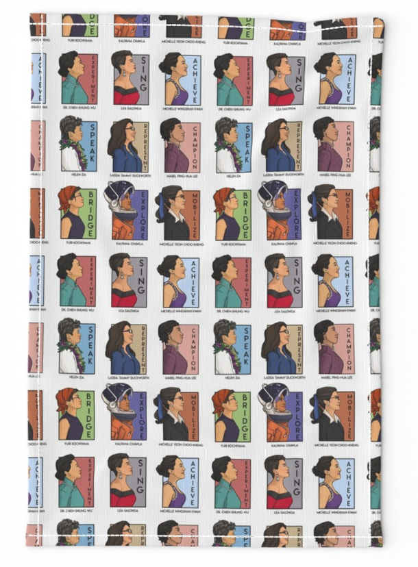 Asian American & Pacific Islander Radical Women Tea Towel