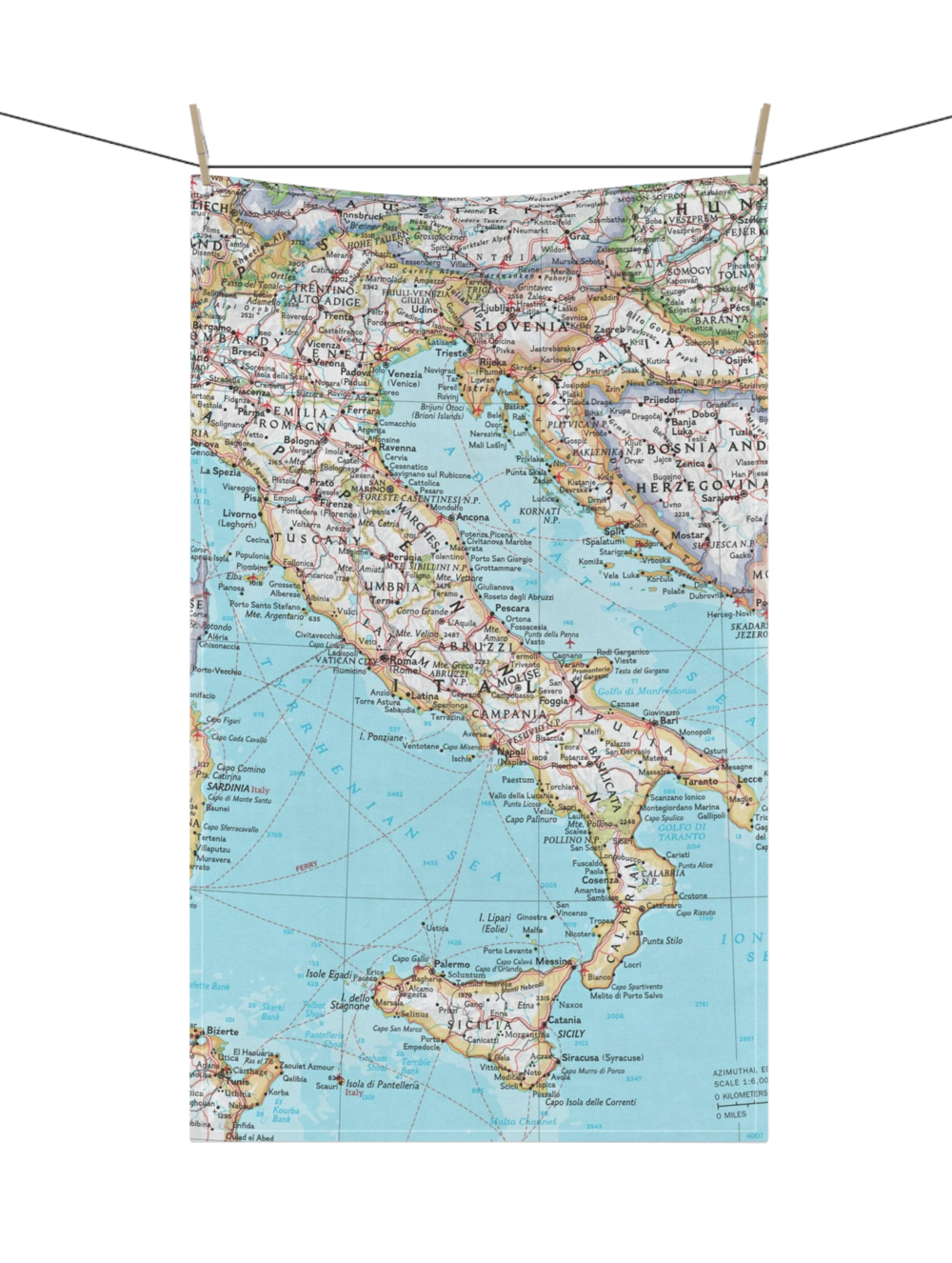 Italy Tea Towel
