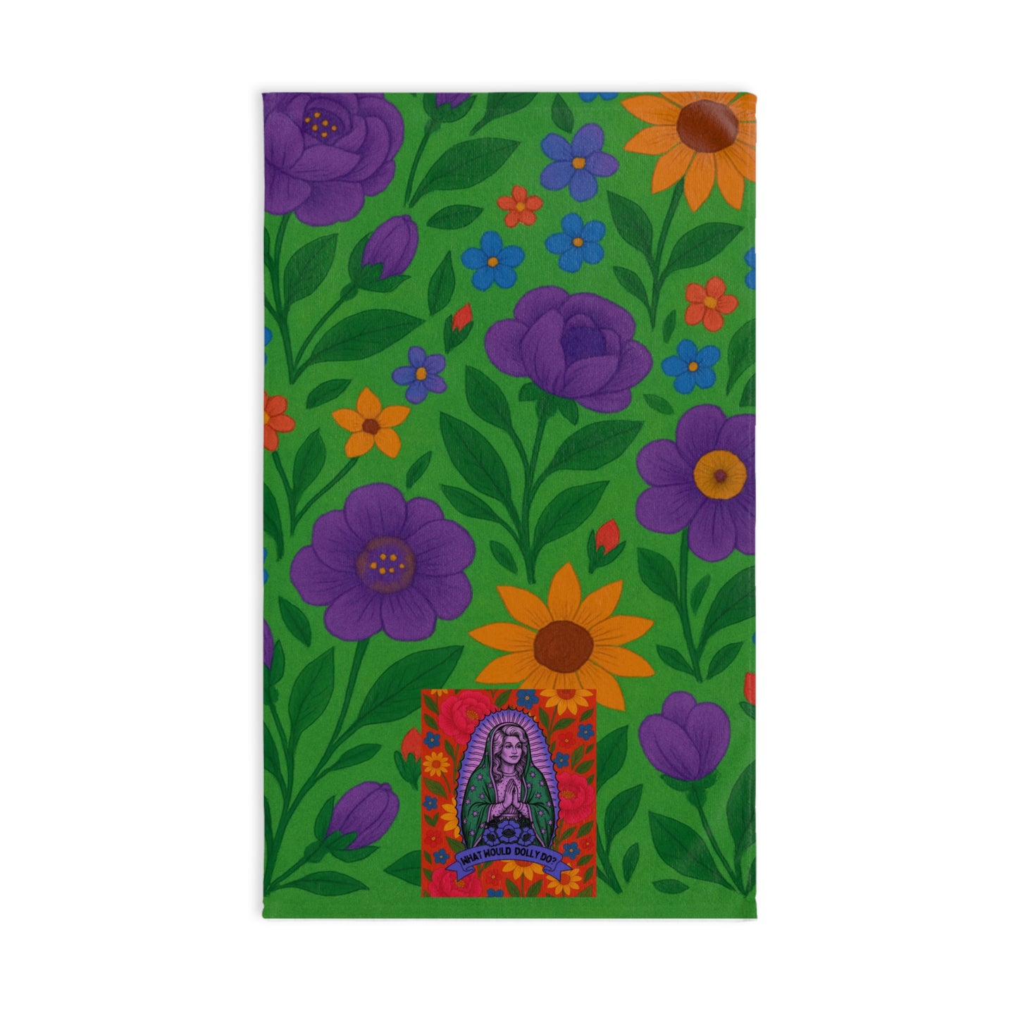 Dolly Parton/What Would DollyDo? Floral Tea Towel