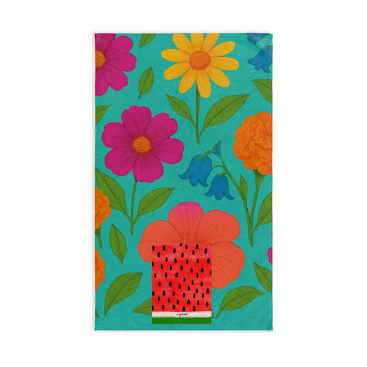 Sumud Floral Tea Towel