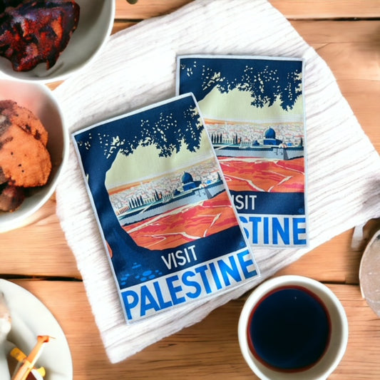 Travel Poster Hors d'oeuvres Napkins