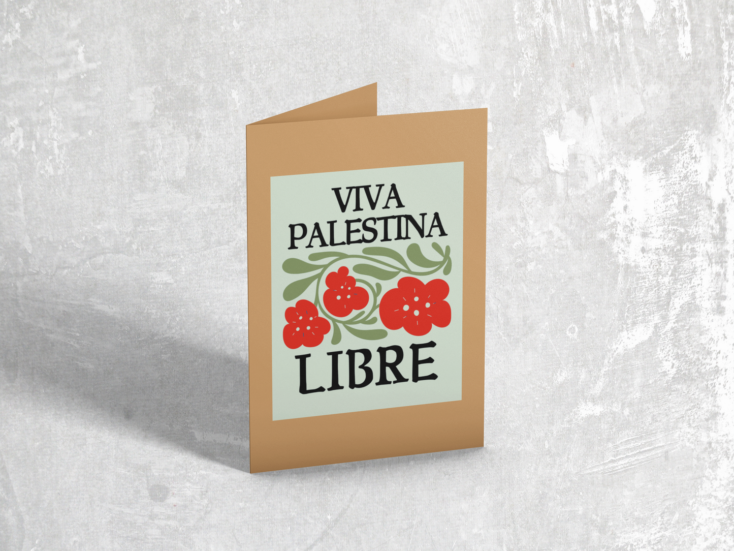 Viva Palestina Libre (style no. 3) sage
