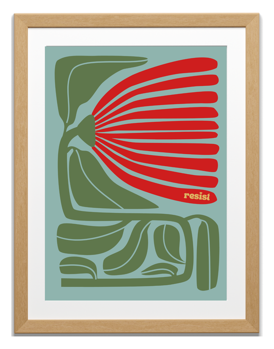 Resist Art Print Style No. 5