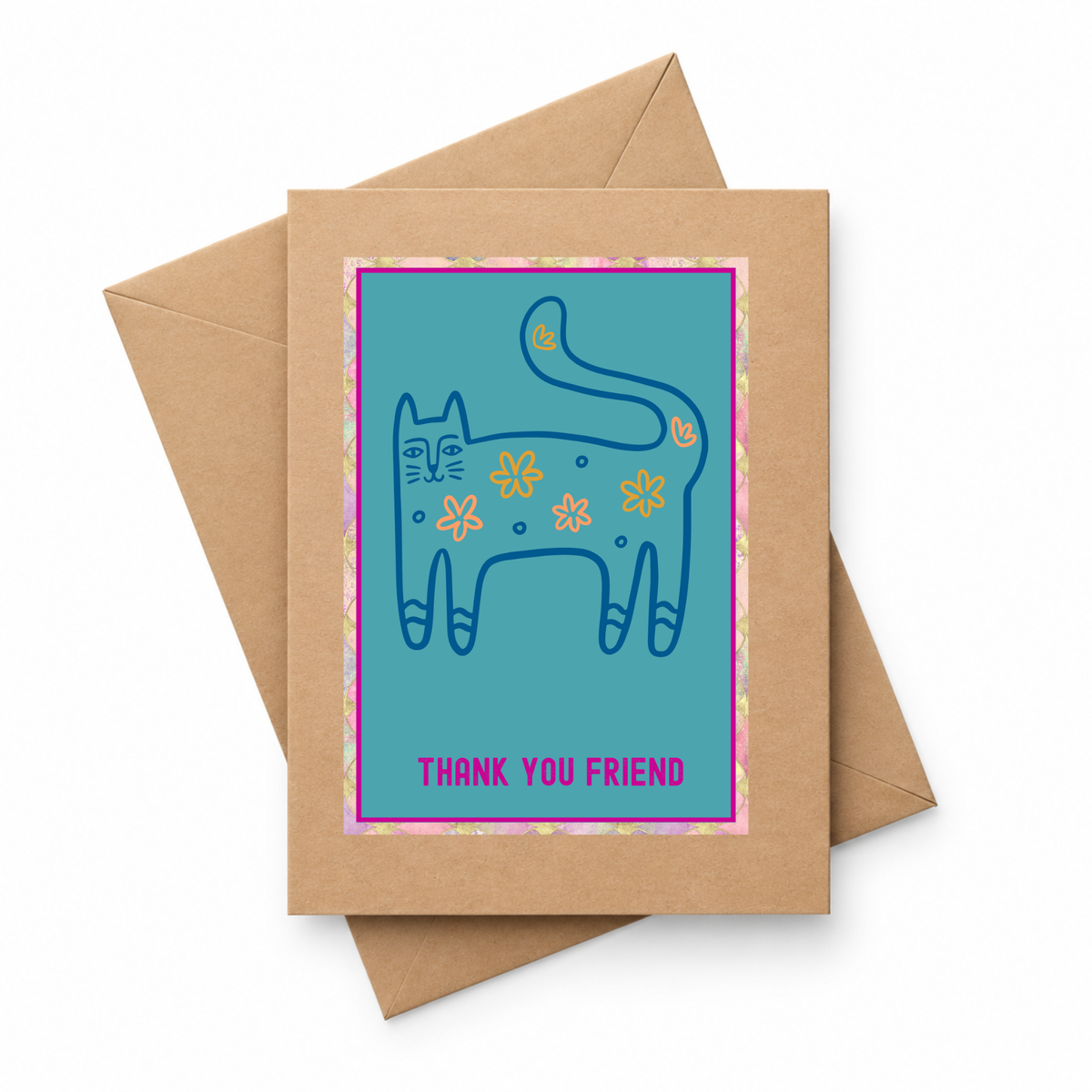 Thank You Friend Magnet Card