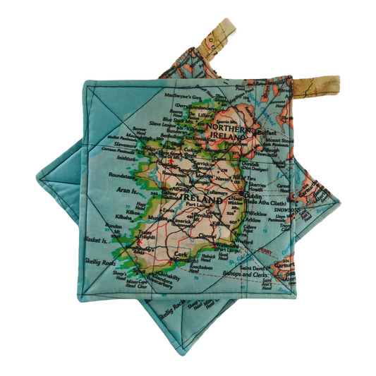 Ireland Map Potholders