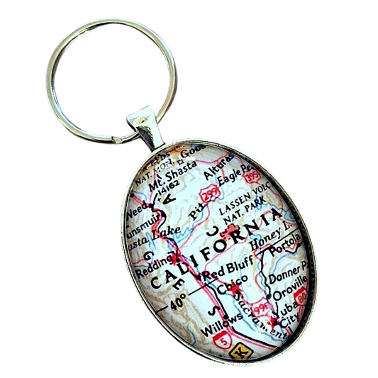 Local Key Chain Map Key Chains – The Weekend Store