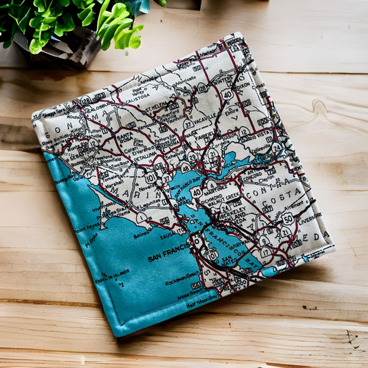 San Francisco Map Pot Holder