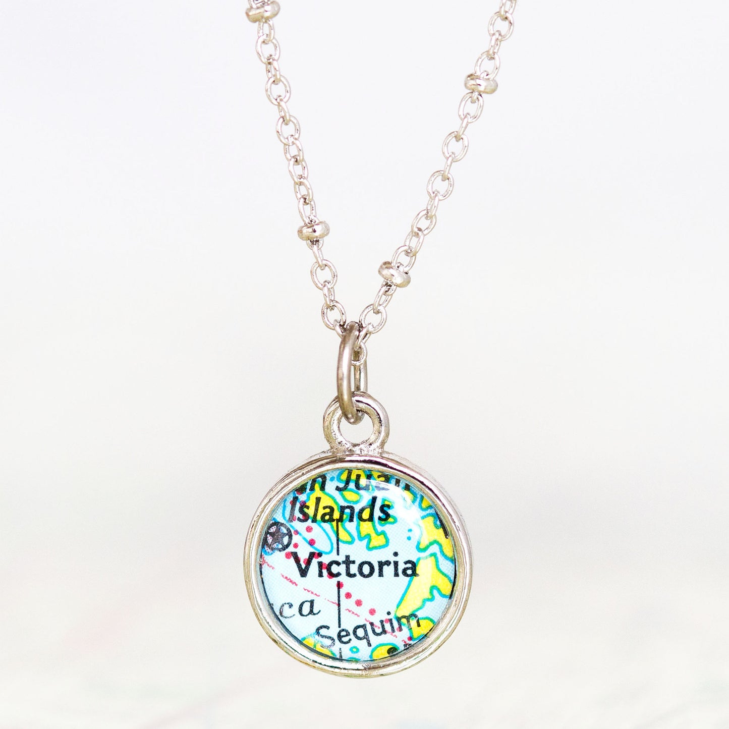 Personalized Map Necklace
