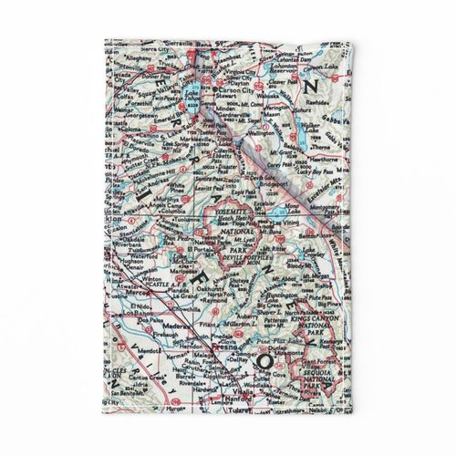 Yosemite, Tahoe Tea Towel